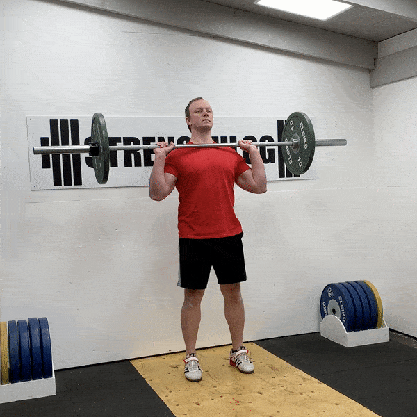 Standing Barbell Overhead Press